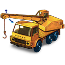 Dodge Crane Truck with movement icon